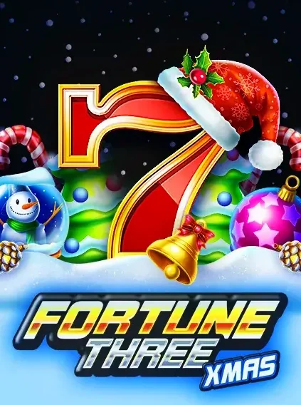 Decorative casino game artwork for Win Place: Fortune Three Xmas